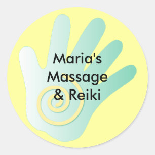 Healing Hand Classic Round Sticker