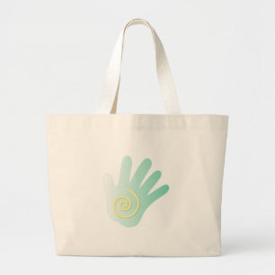 Healing Hand Large Tote Bag