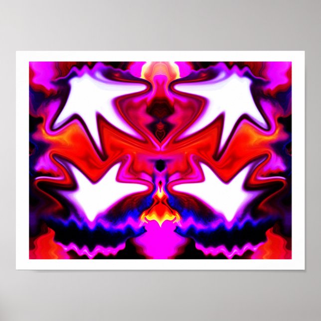 Healing hands art poster (Front)