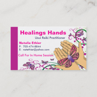 Healing Hands - Business Card2 Card
