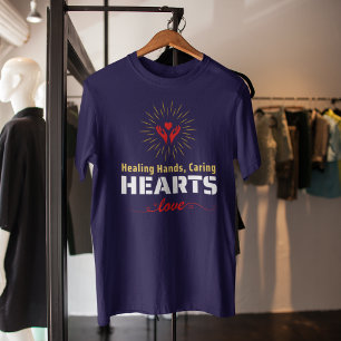 Healing Hands, Caring Hearts – Crystals & Gifts T-Shirt