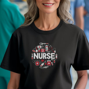 Healing Hands, Loving Hearts: Nurse Pride  T-Shirt