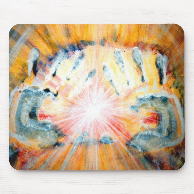 Healing Hands Mouse Pad (Front)