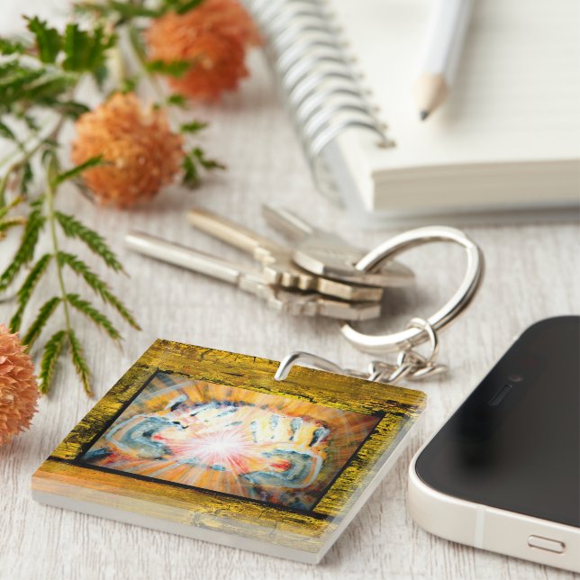 Healing Hands & Path of Life Key Ring (Front Right)