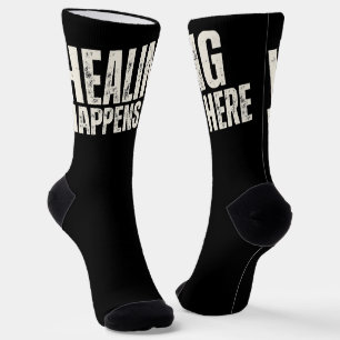 Healing Happens Here For Cancer Care Packages Socks
