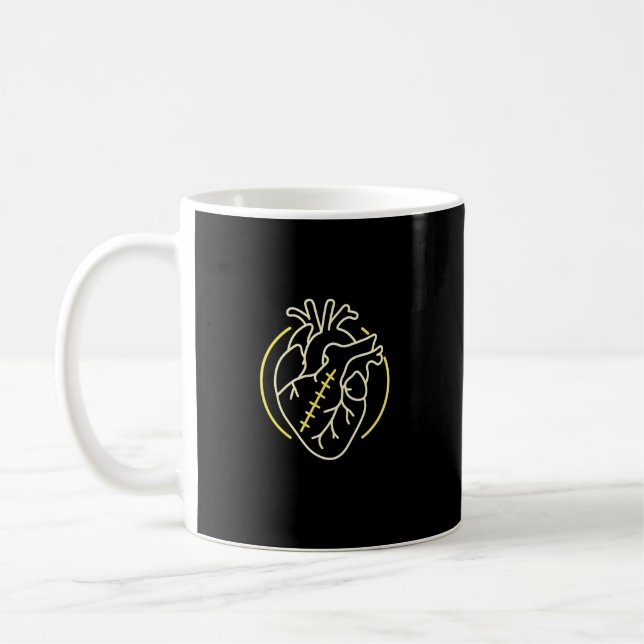 Healing Heart Symbol • Emotional Repair & Inner Coffee Mug (Left)