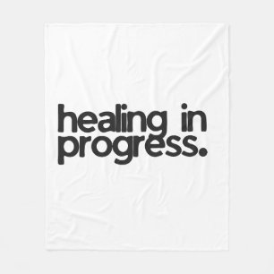 Healing in Progress. Cancer Care Package Fleece Blanket