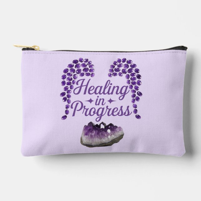 Healing in Progress  Inner Peace Loading  Accessory Pouch (Front)