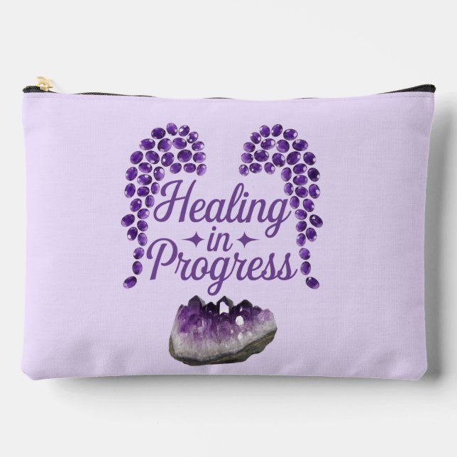 Healing in Progress  Inner Peace Loading  Accessory Pouch (Front)