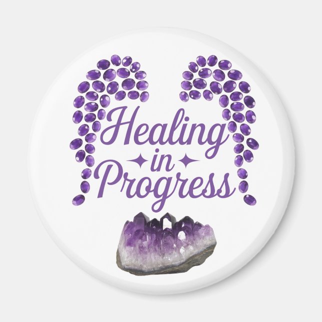 Healing in Progress  Inner Peace Loading  Magnet (Front)