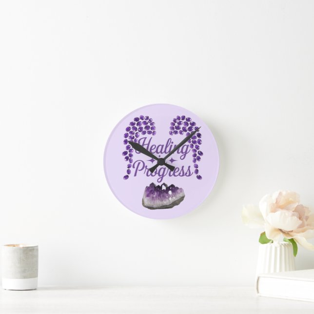 Healing in Progress  Inner Peace Loading  Round Clock (Home)