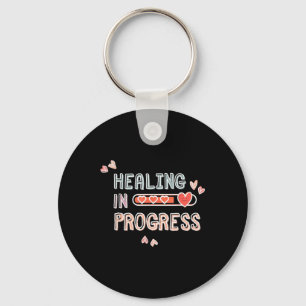 Healing In Progress Mental Health Awareness Self C Key Ring