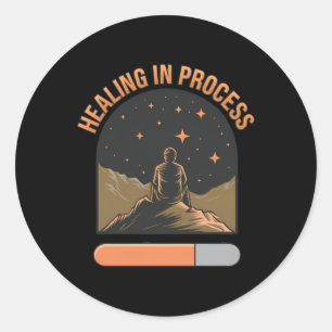 Healing In Progress – Nighttime Reflection Sticker