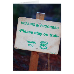 Healing in Progress - Please Stay on the Trail Car