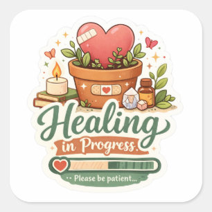 Healing in Progress Sticker   Decal.
