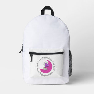 Healing Is My Quiet Revolution – Empowering Quote Printed Backpack