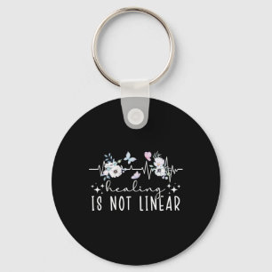 Healing Is Not Linear Mental Health Awareness Mont Key Ring