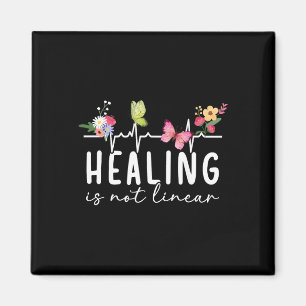 Healing Is Not Linear Mental Health Awareness Mont Magnet
