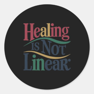 Healing Is Not Linear Sticker 