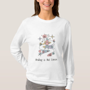 Healing Is Not Linear T-Shirt Mental Health Awar