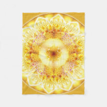 Healing Mandala 1 Fleece Blanket