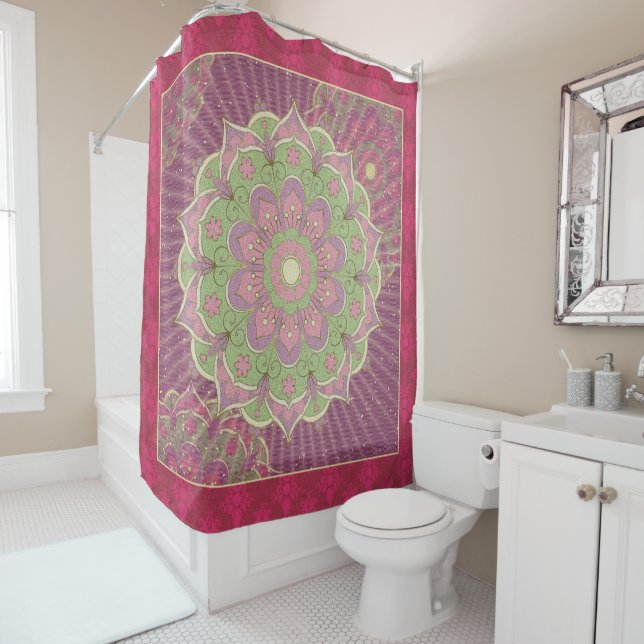 Healing Mandala - Shower Curtain (In Situ)