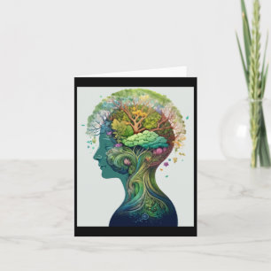 Healing Minds World Mental Health Day Sticker Card