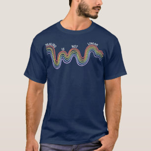 Healing Not Linear Mental Health Awareness Therapi T-Shirt