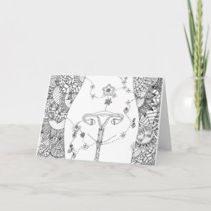 Healing of the uterus card