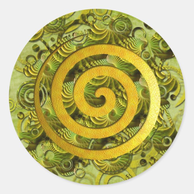 Healing Power Classic Round Sticker (Front)