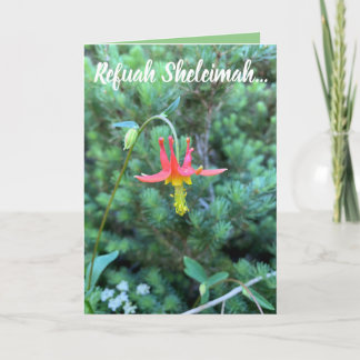 Healing Prayer, Refuah Sheleimah Card