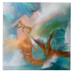 Healing Sacral Goddess Art Tile