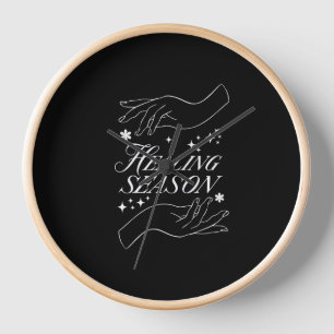 Healing Season Hands of Hope Wall Clock