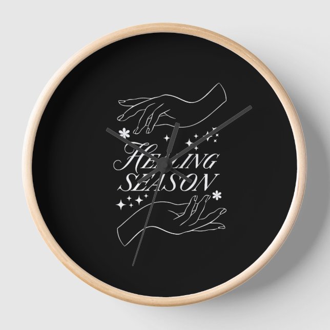 Healing Season | Hands of Hope Wall Clock (Front)