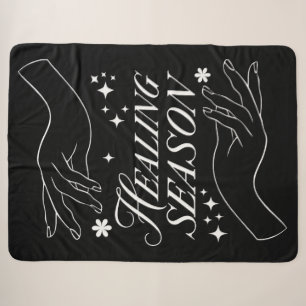 Healing Season Ultra-Soft Sherpa Throw Blanket
