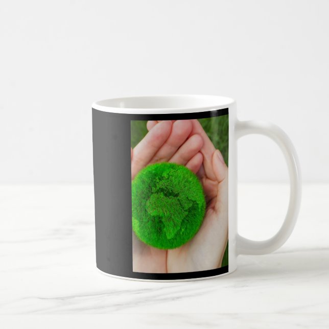 Healing The Planet. Sticker  Coffee Mug (Right)