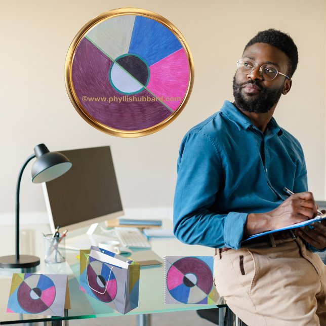 Healing Torus Thank You Card (“Healing Torus” is now available. Browse/Shop/Purchase At: https://bit.ly/SmartArt4Wellness)