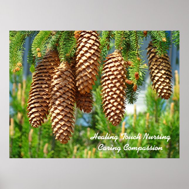 Healing Touch Nursing Art Prints gifts Caring (Front)