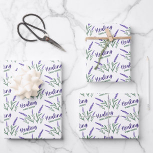 Healing Vibes Inside Lavender Wrapping Sheets