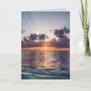 HEALING VIBES ocean beach get well greeting card