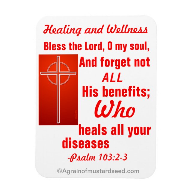 Healing Wellness Magnet (Vertical)