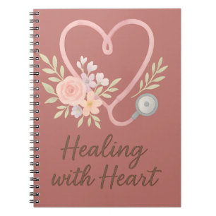 Healing with heart notebook