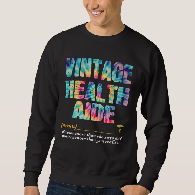 Health Aide Appreciation Week Back to School Sweatshirt (Front)