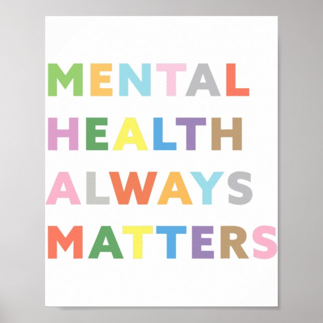 Health Always Problems Therapy Counseling Awarenes Poster (Front)