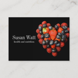 Health and Nutrition Business Card