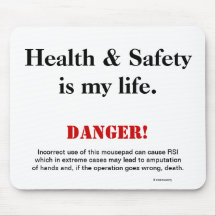Health and Safety Joke Spoof Warning Sign
