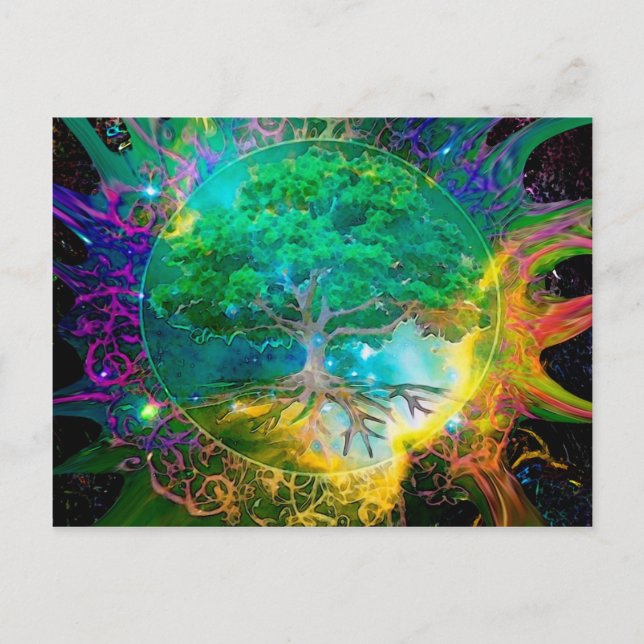 Health and Vitality Tree of Life Postcard (Front)