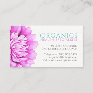 Health and Wellness Business Cards