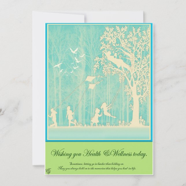 Health and Wellness Greeting Card (Front)