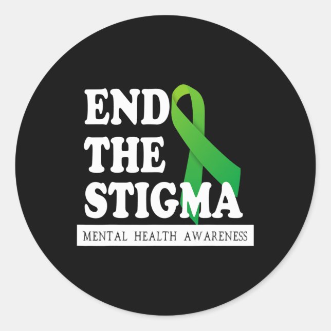 Health Awareness 1  Classic Round Sticker (Front)